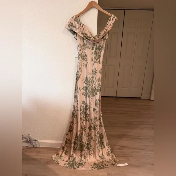 Reformation Ronda Silk Dress - Symphonic (Size 0) (NWT) - MSRP $498 - Picture 1 of 11